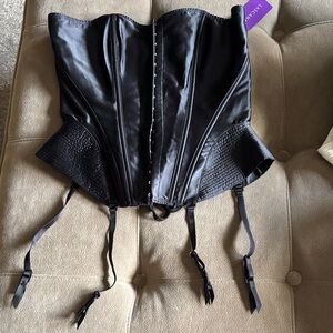 Elegant Black Corset Bra